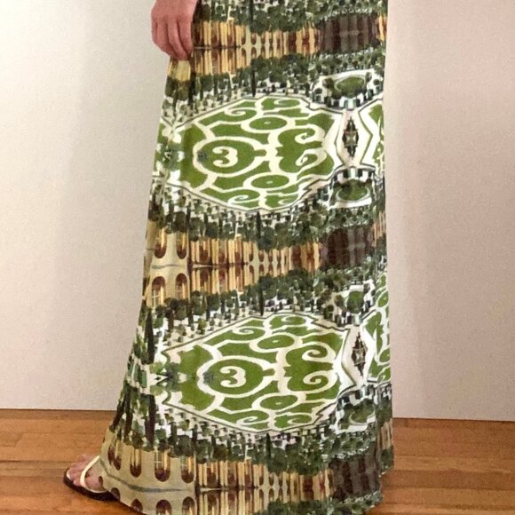 Alice + Olivia floor length sleeveless maxi dress park green space garden 6 US - Picture 14 of 16